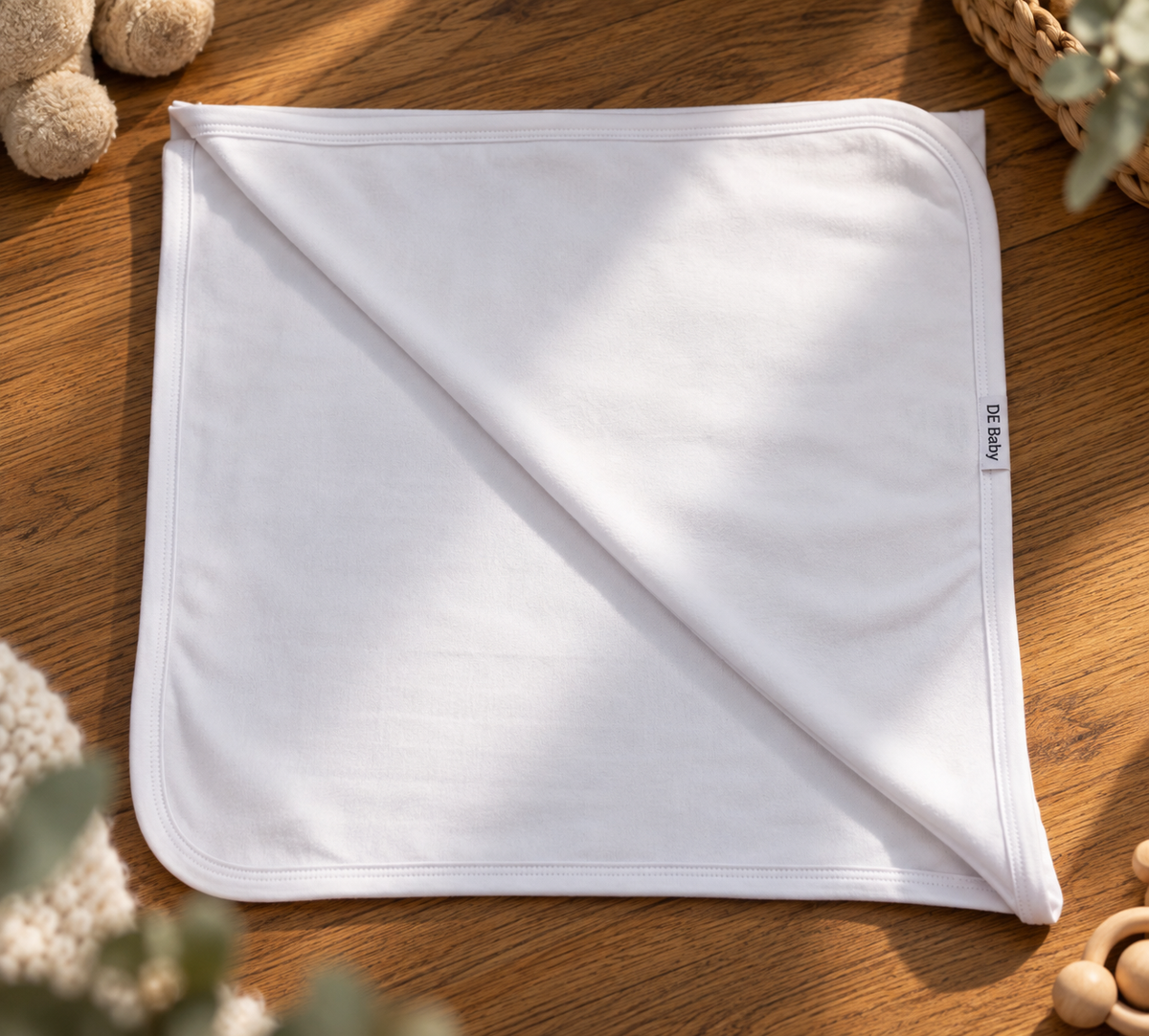 Weiße Babydecke aus dem DE Baby Kleine Schätze Neugeborenen Geschenkset